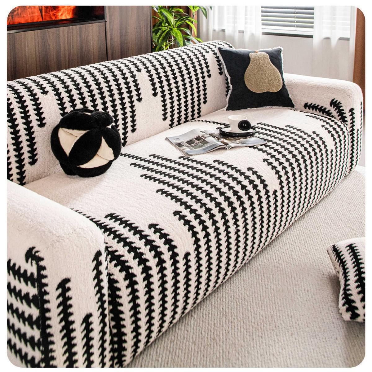 Autumn and Winter Plush Inclusive  All Season Universal Anti Cat Scratch Elastic Protective Cover 90-140cm