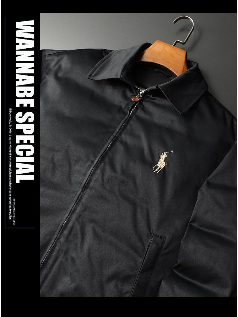 European Winter Lightweight Men's Embroidered Lapel Down Jacket - Trendy Plus Size Warm White Duck Down Coat