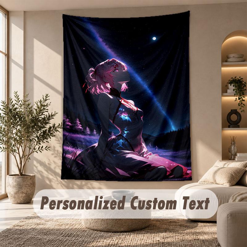 Wall Hanging Tapestry Art Cloth Bedroom Room Background DecorDoki Doki Literature Club