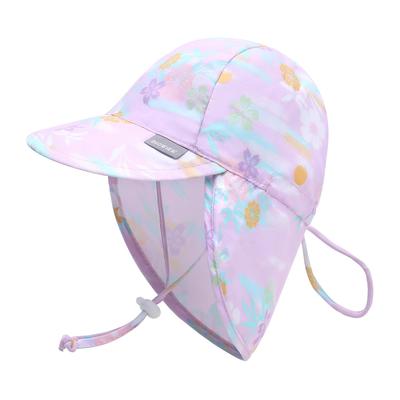 Baby Nursery Cap UPF UV With Chin Sun Sun UV For Girls Hat, Hat, Baby, Kids, Children's [Wide Brim, 50+, Protection, Hood, Strap] Visor,