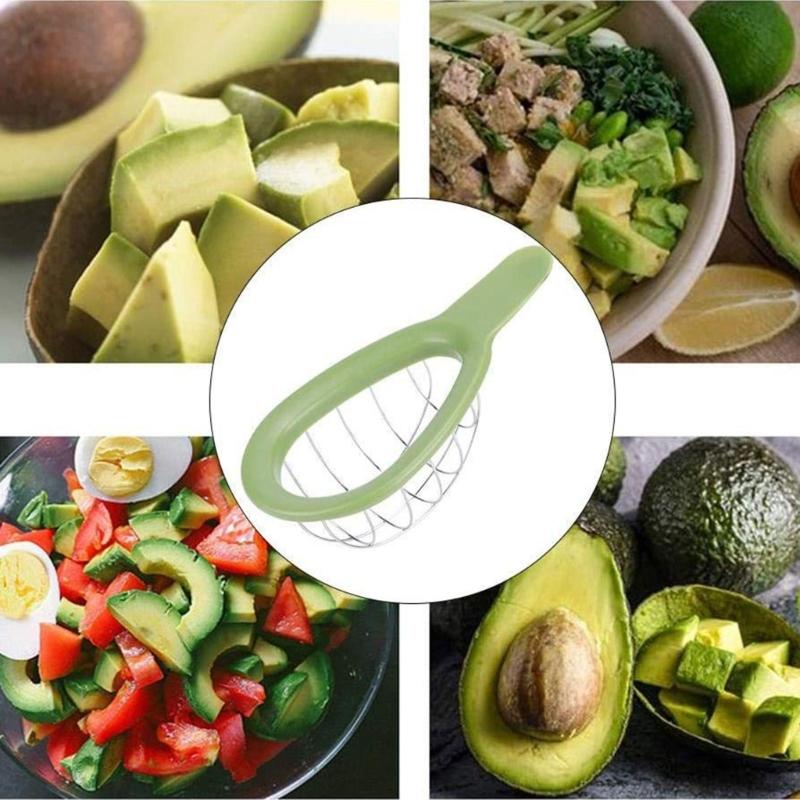 Hassle-free Avocado Slicing Tools Versatile Fruit Slicer Effortlessly Avocados Slicer Avocados Cube Tool Kiwis Cutter