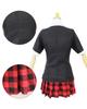 [CR ROLECOS] Junko Enoshima Cosplay Costume, Junko Enoshima Cosplay Uniform Costume (Junko Enoshima, Size L)