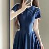 Traje de Baño Profesional Ropa de Baño para Aguas Termales Hada Mujeres de una Pieza Sexy Cubre Vientre Manga Corta Estudiantes