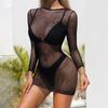 Sex Underwear Sexy Fishing Net Perspective One-piece Net Socks Suspender Temptation Hollow Open One-piece Stockings Net