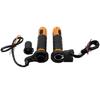 1Pair Winter Motorcycle Aluminium Alloy 12V Electric Heated Hand Grips Handlebar