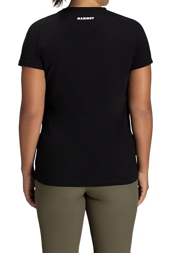 Mammut QD Logo Print T-Shirt, Asian Fit, Women's, QD Logo Print T-Shirt AF Women, 1017-02022, Black, PRT1