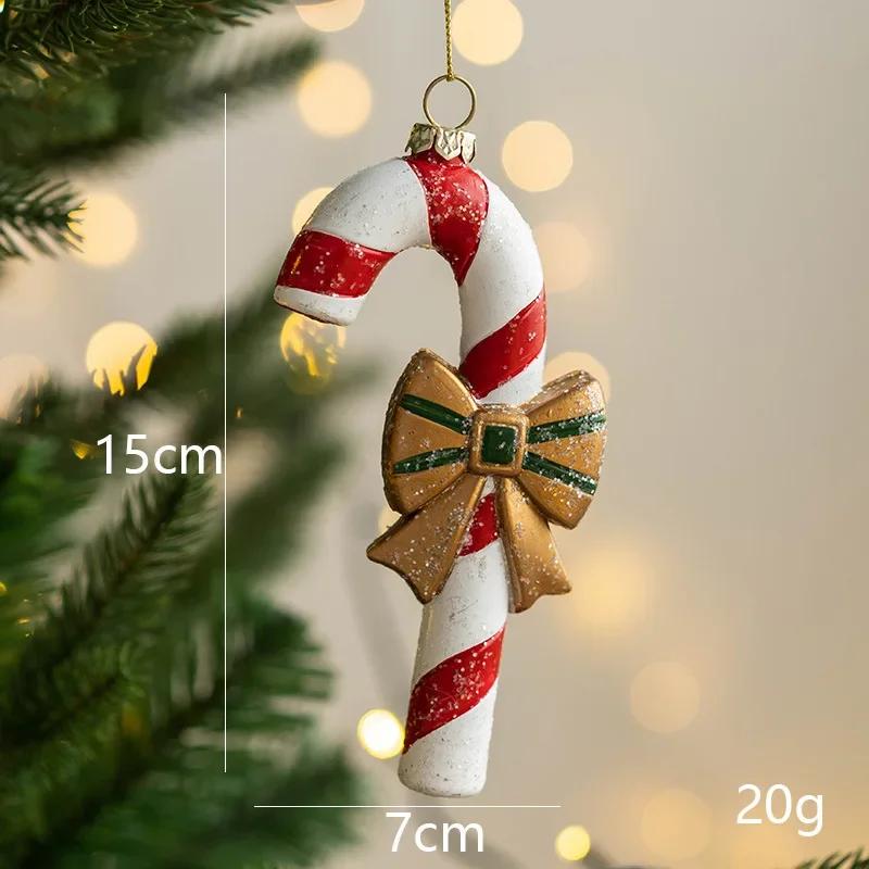 Christmas Tree Shaped Ball Christmas Tree Decorative Pendant Christmas Gift Bag Car House Snowman Garland New Year Ornament