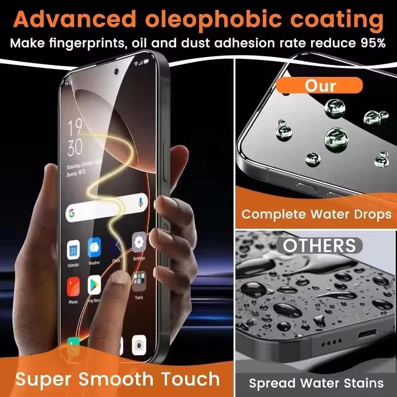 5pcs Full Cover Anti Spy Screen Protector for iPhone 17 16 11 12 13 14 15 Pro MAX Mini Air 16 Plus 16e Privacy Tempered Glass