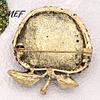 Shirts Jewelry Rhinstone Fruit Brooch Pin for Women, Shape Alloy Lapel Design Badge Pin, Clothing Accessories Wedding Party Prom Retro