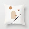 Nordic Simple Abstract Line Drawing Polyester Cushion Cover Decorative Pillowcase Modern Living Room Sofa Pillow