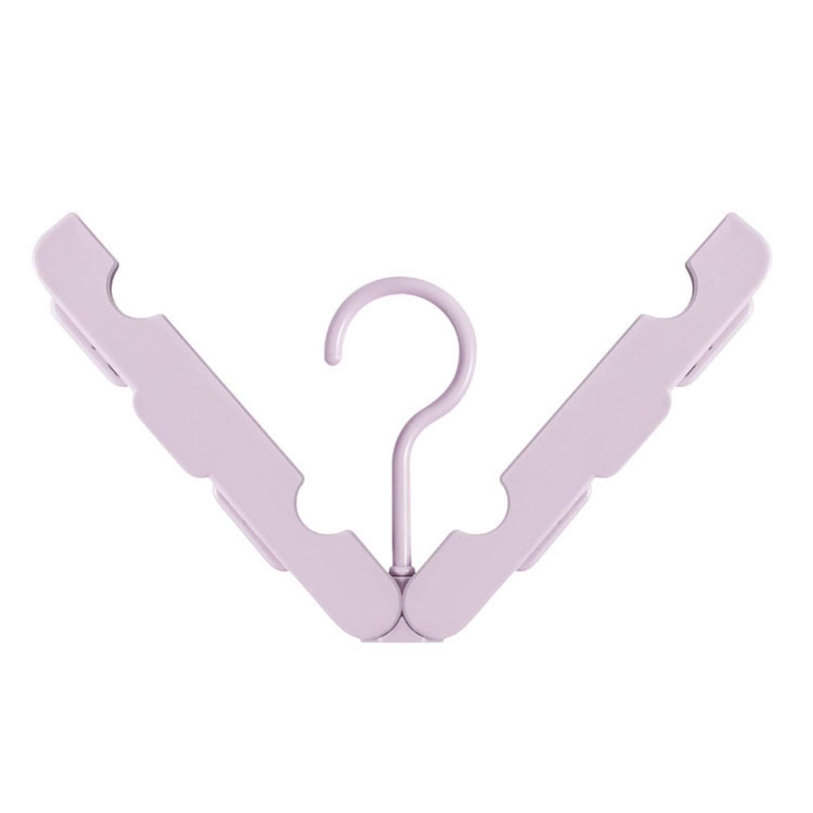 Складные вешалки для одежды Портативная легкая сушилка для одежды для улицы и дома розовый 2700₽