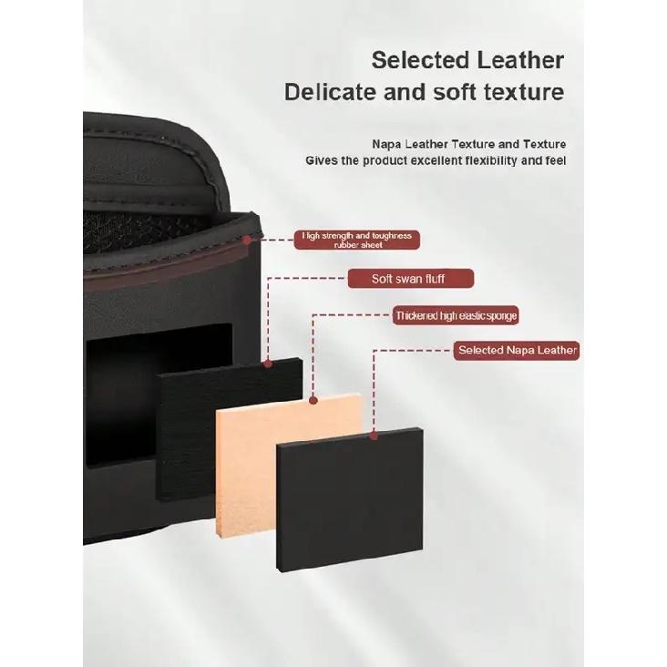 1pc Car-mounted Storage Bag: Leather Car Storage Bag with Multi-functional Adhesive Design, Car Phone Bag, In-car Phone Holder P