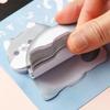 4pcs Cartoon Special Sticky Notes Creative Sticky Notes Paper Cute Thickened Sticky Notes Can Be Pasted N Times Office Supplies