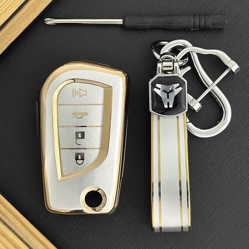 Key Case for Toyota Highlander, Levin, Corolla, RAV4, IZOA, Camry