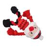 Dog Christmas Toys Funny Interactive Educational Holiday Theme Cute Dog Chew Bite Squeaky Toys for