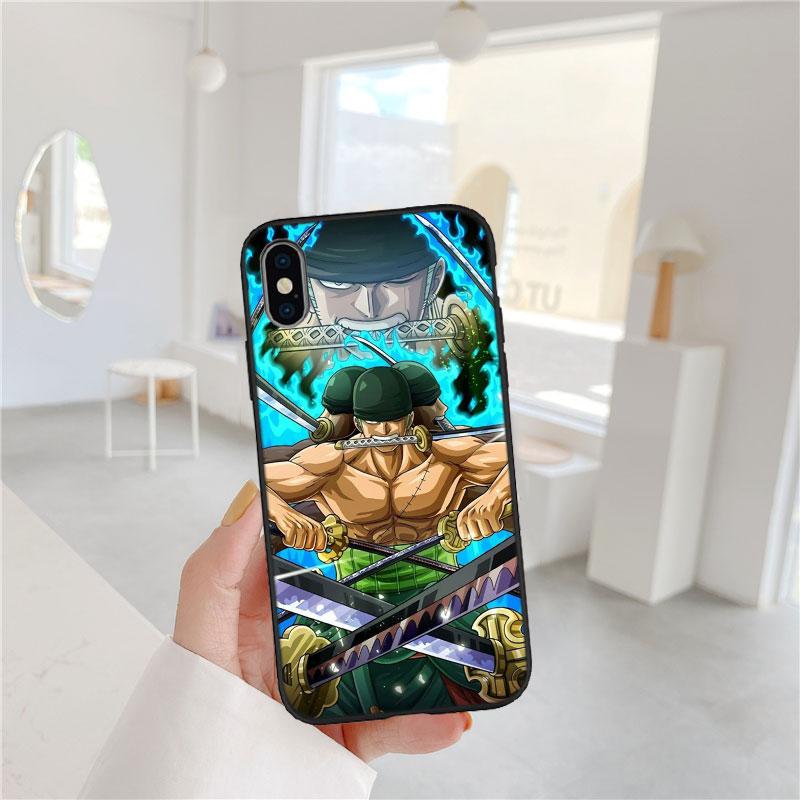 FM45 One Piece Zoro Soft Shell Phone Case for Redmi Note 13 14 Pro+ Plus A3 A3X 13X 13C 13R 14S 14C 14R