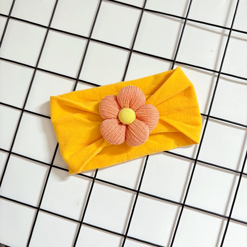 Cute Floral Baby Hair Band - Summer Protection Elastic Headband for Boys & Girls