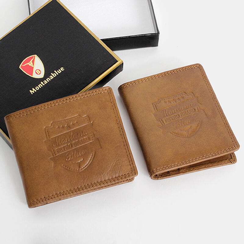 

Leather Men s Medium Wallet UW_BM_Y204-A brown