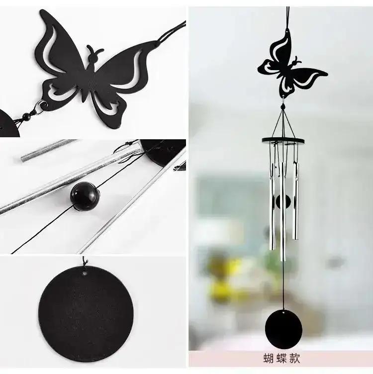 Creative Gifts Home Decoration Hollow Iron Craft Wind Chime Novelty Metal Pendant Bedroom Crafts Hanging Gift Room Accessories