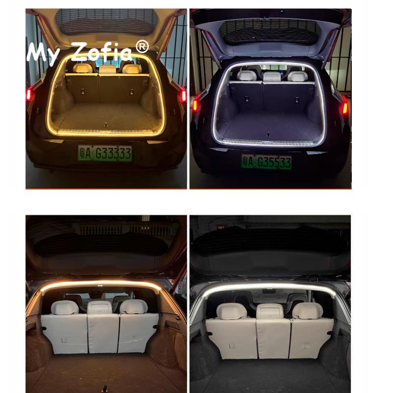 For Lynk & Co 08 EMP 2024 2025 2026 Car Rear Trunk LED Light Bar Strips Trunk Decorative Lamp Strip Automatic Light Accessories