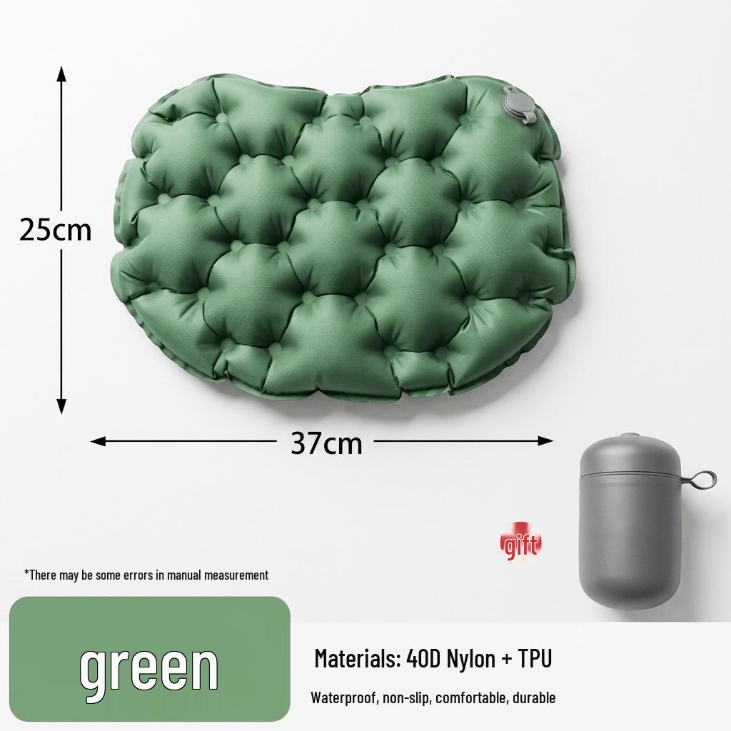 Portable Lightweight Inflatable Outdoor Camping Seat Cushion - Moisture-Proof for Hiking, Concerts, and Outings