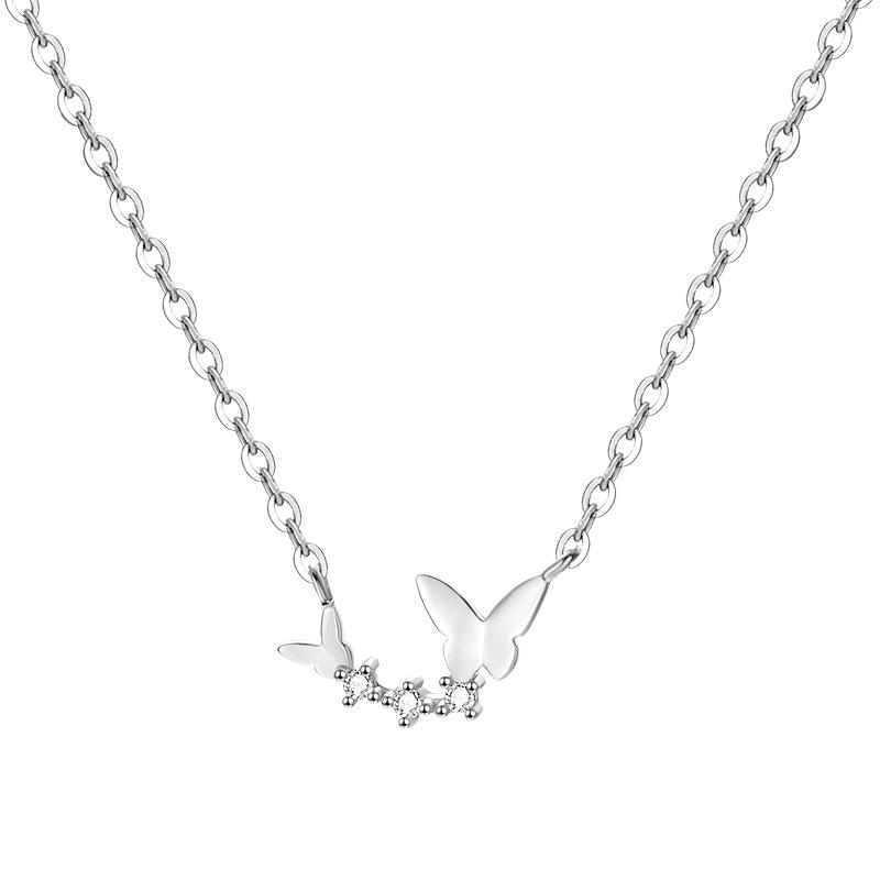 Bow Knot Collar Chain for Women's Light Luxury, Small and Popular Necklace, New Simple Xiasen Series Ornament