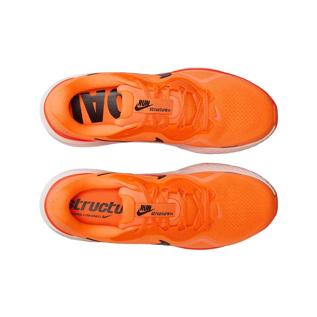 Nike Structure 26 Total Orange Scarpe da Ginnastica da Uomo Nere Total-Crimson Gesso HJ1102-800