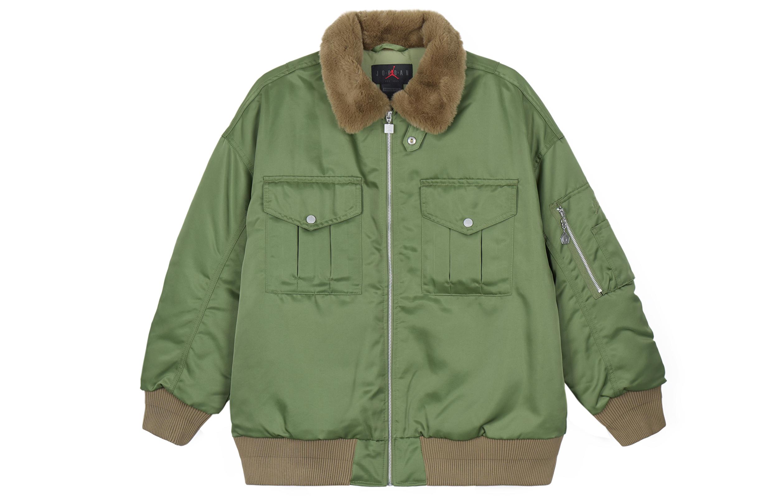 Jordan Jackets & Coats Women s Light Olive Yellow FB5089-340 M
