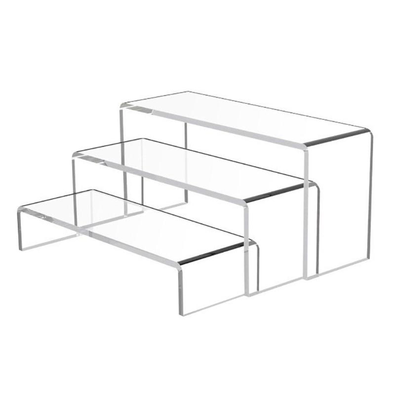 

Acrylic Display Stands Clear Risers Shelf Set Multipurpose Acrylic Risers Elegant Display Risers for Retail & Home Decors 1