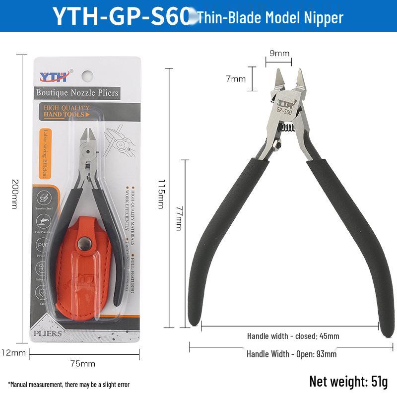 Gundam Beginner Scissors & Single Blade Model Nippers Set чёрный