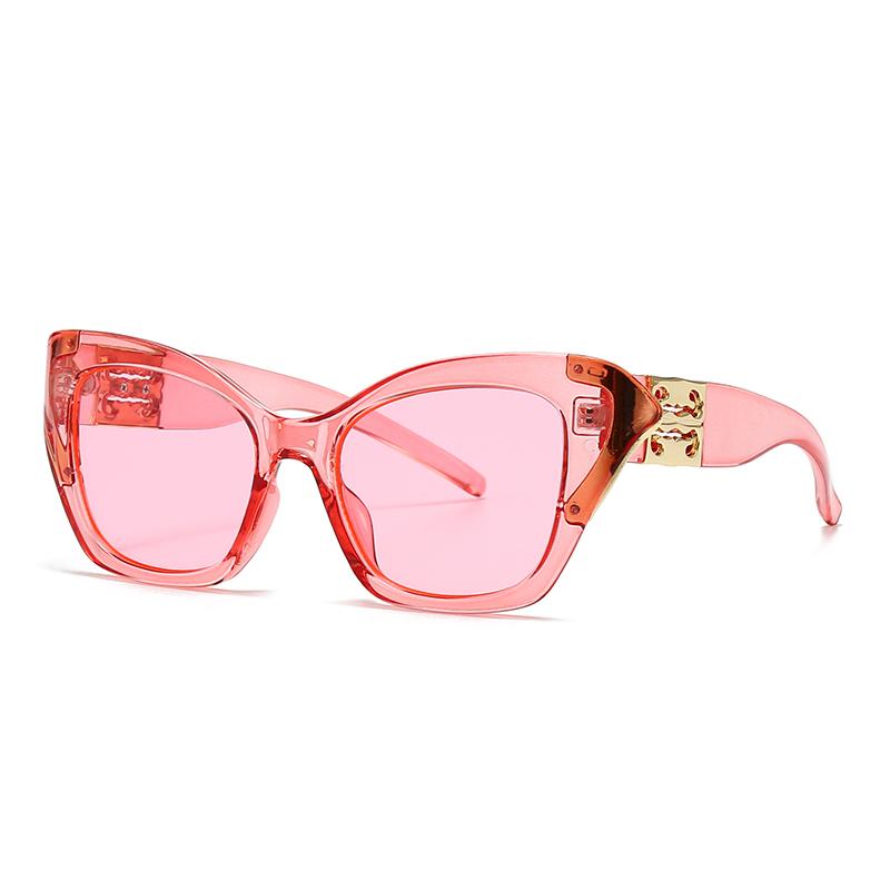 Cross-Border Export Decorative Cat-Eye Rhombus Sunglasses for Men and Women Lh219