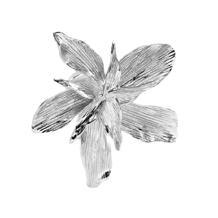 Elegant Finger Rings Party Accessories Geometric Flower Weddings Rings Alloy Texture Suitable for Fashion Casual Looks