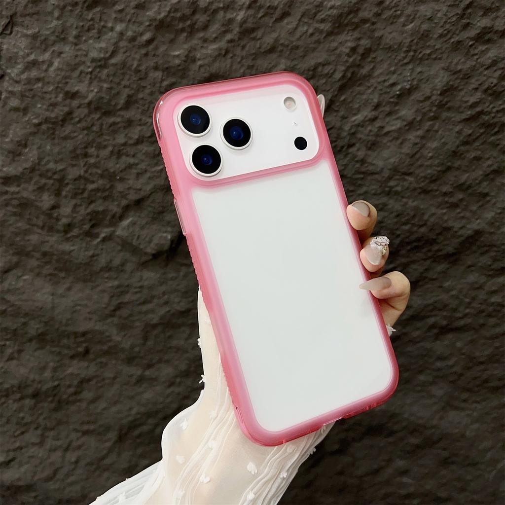 For iPhone 17 Pro Max Case Shockproof TPU+PC Phone Back Cover
