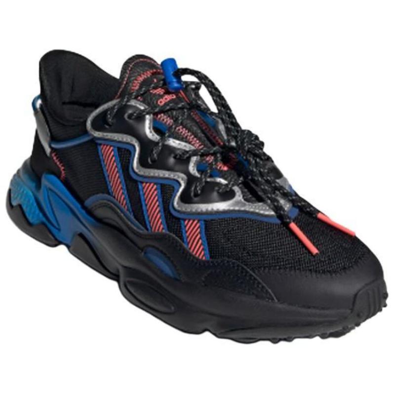 Adidas Originals Ozweego Sports Casual Shoes 'Black Blue' Sneakers FW4272