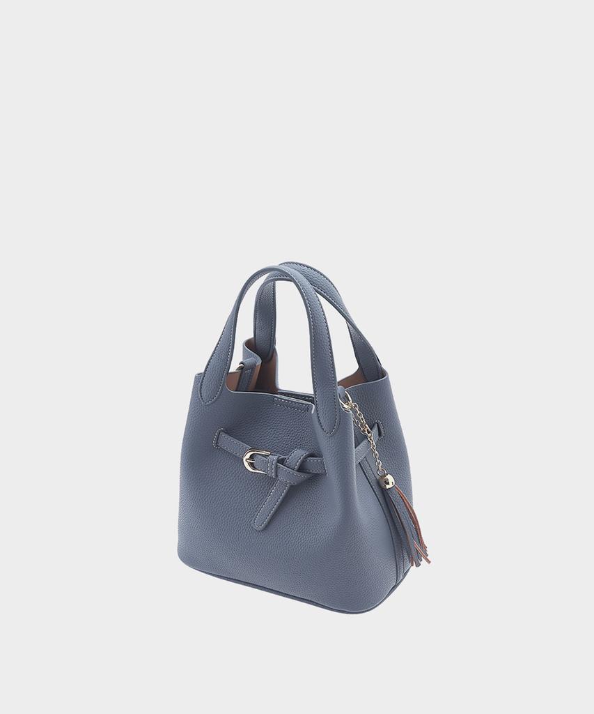 Talli [Pouch Set] Lower Belted Bucket Bag_Blue