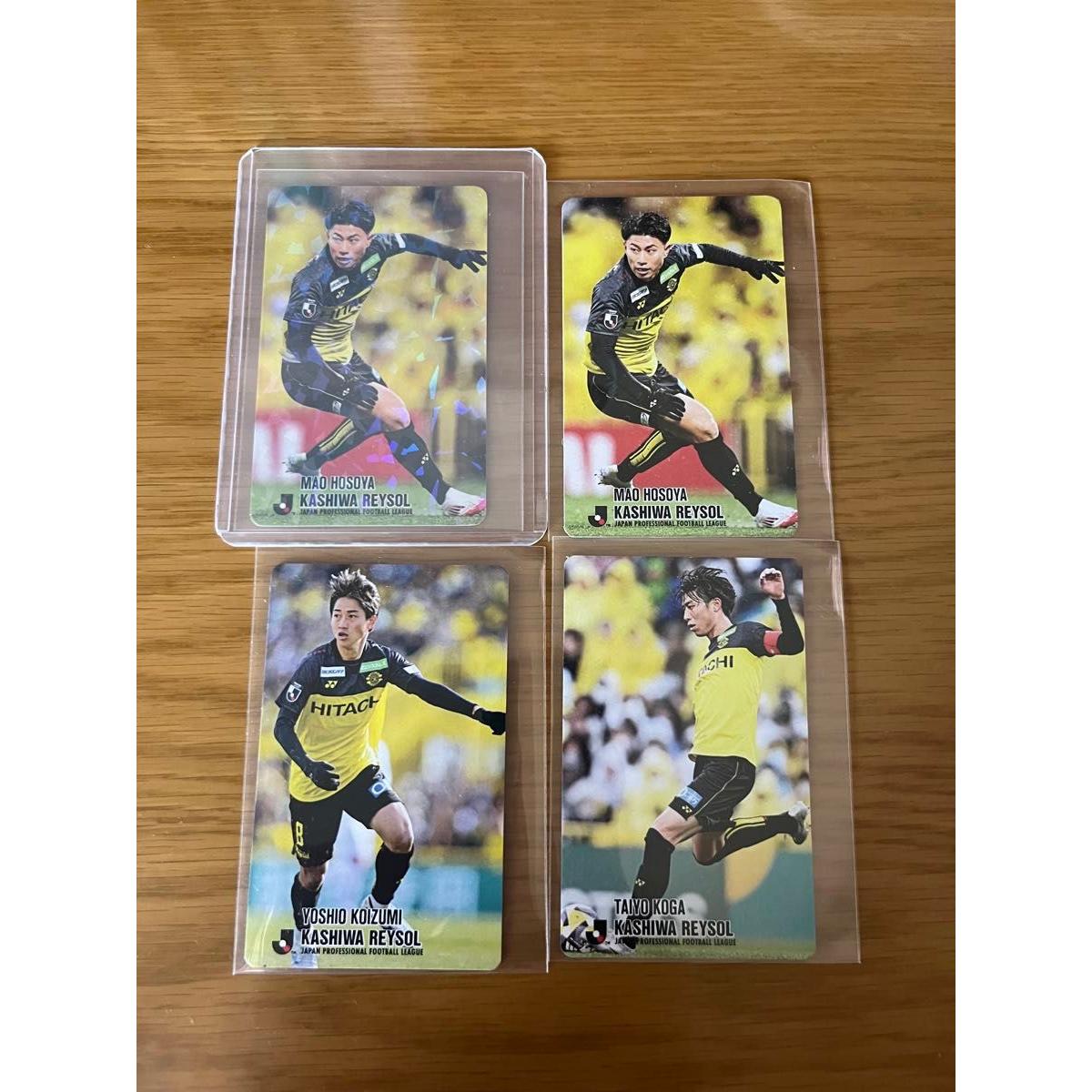 Used J League Chips Reprint Edition Kashiwa Reysol 4 Piece Set Complete