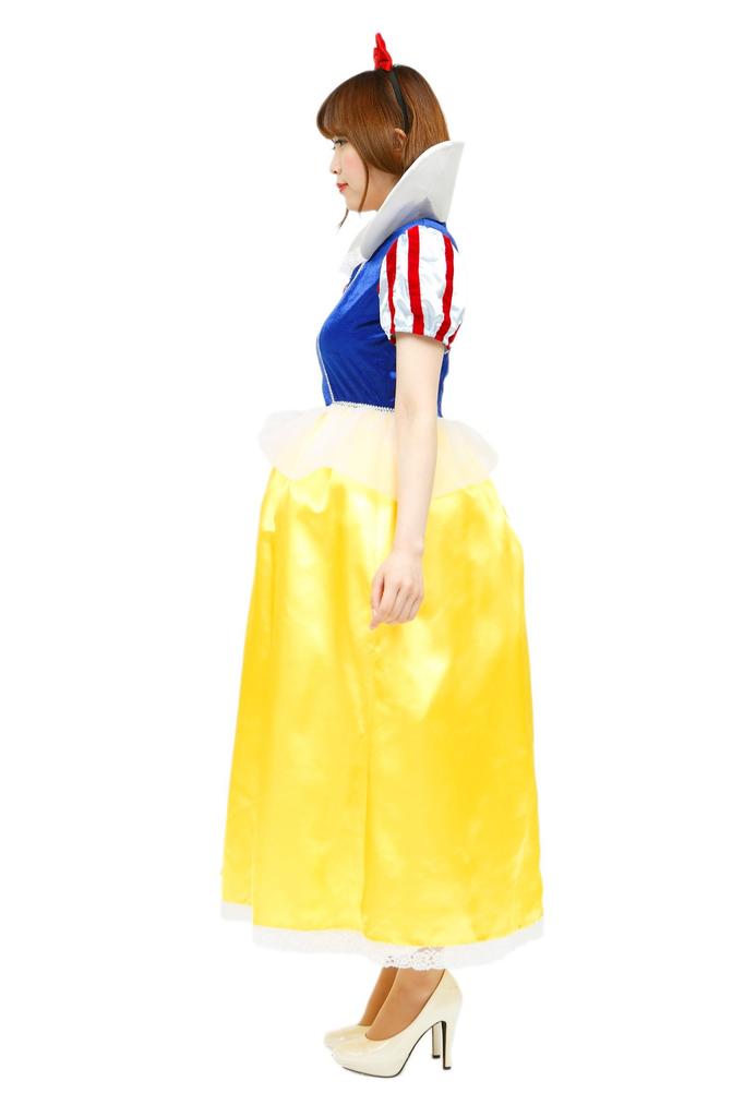 Sparkly Princess Snow Princess Costume [Clear Stone] Women's 155cm-165cm