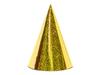 Partydeco Czapeczki Holograficzne Zloty 16Cm 1 Op 6 Szt