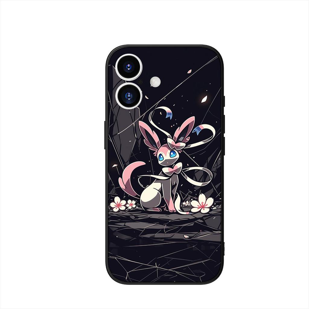 Cute P-Pokemons Bulbasaur P-Pikachus Phone Cover Case for Apple iPhone 16 15 14 Plus 13 12 Mini 17 Pro Max + 16E Air 16+ ProMax