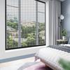 Self-adhesive Window Screen Curtains Anti Mosquito Insect Prevention Mesh Reusable Fully Wrapped Invisible Mesh Household Goods