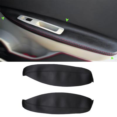 Pre Nissan Qashqai J10 2007 2008 2009 2010 2011 2012 2013 2014 2015 Panel kľučky dverí Lakťová opierka Kožený poťah z mikrovlákna