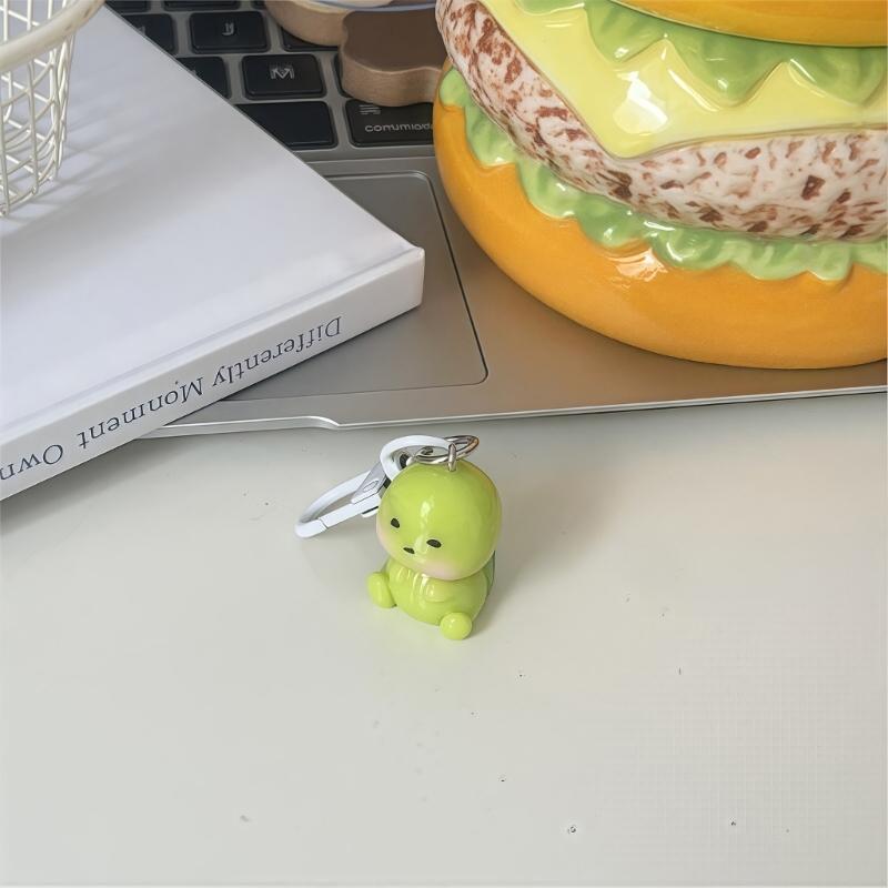 Small Turtles Keychain Resin Lovely Animal Charm for Women Girls Gift Collection Accessory