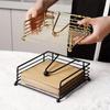 1pc Creative Square Tissue Box Holder |Open-Top Design | Durable Kitchen & Dining Decor Accessory
