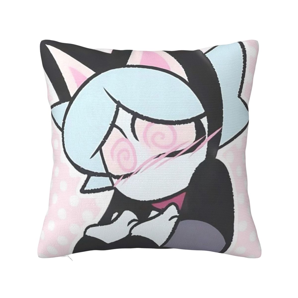 

Psychocuties Mimi Anime Square Pillowcase Cushion Cover Pillow Case Throw Pillow Cover for Home Bedroom Car 12x12Inch