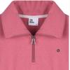  Olivan  Simple Logo Half Zip Up Crop Sweatshirt  Pink 