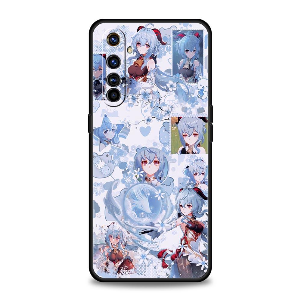 Genshin Impact For Realme 9i Luxury Phone Case 9 8 5G GT2 7 6 Pro Plus 8i C21 C3 C11 C25 Soft Black Silicone Cover Coque Fundas