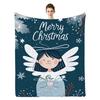Christmas Series digitalprinted polyester Bedroom velvet flannel soft sofa cover blanket Fleece soft sofa cover blankets