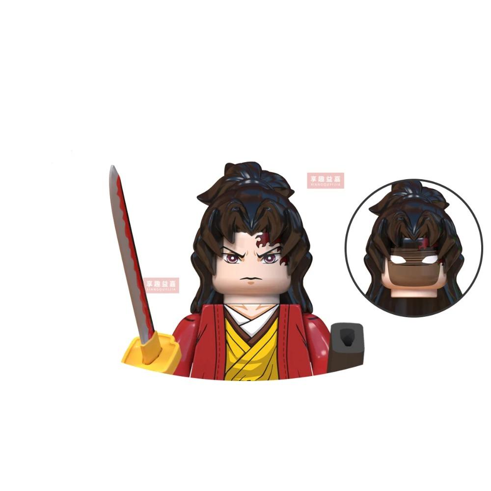 WM Blocks 6116 6137 6138 Demon Slayer Tanjirou Nezuko Inosuke Zenitsu Giyuu Rengoku Uzui Tengen Anime Bricks Building Blocks