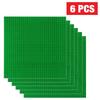 6PCS Classic Base Plate 32x32 16x32 Dots Baseplate Bricks DIY Assembly ABS Plastic Building Blocks Compatible Brand Figures City