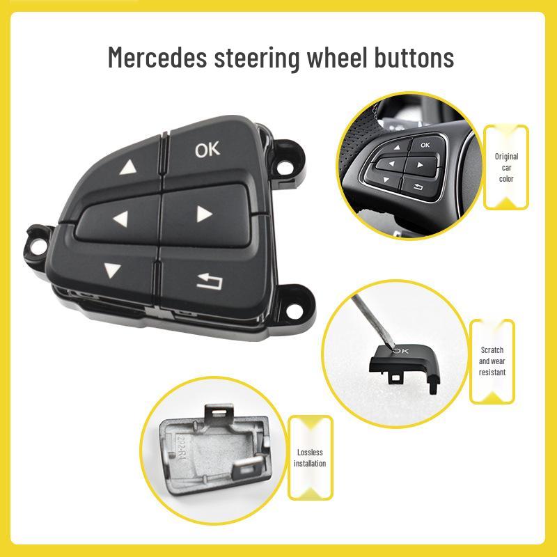 Mercedes-Benz Steering Wheel Buttons for GLS, GLE, A, B, and V Class - Multifunctional Switches W292